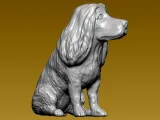 Dog Cocker Spaniel statue - 3D print-2