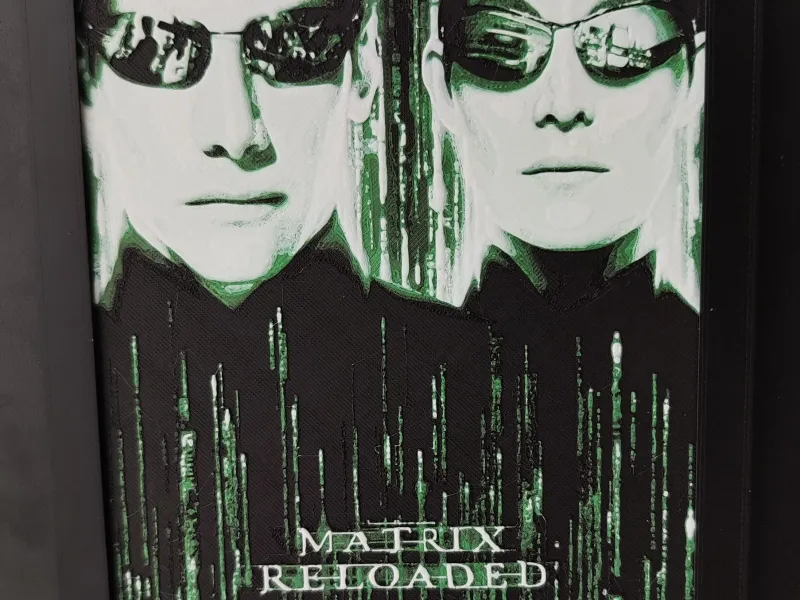 Matrix 2 poster - Hueforge