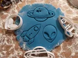 Conjunto de Cortadores de Biscoitos Tema Espacial-1