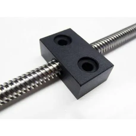 Bloco de porcas para parafuso de avanço de 8 mm 4 Arranque