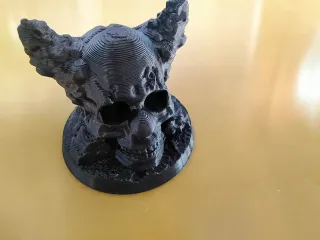 Clown Skull (Ha-Ha! Base 40mm)