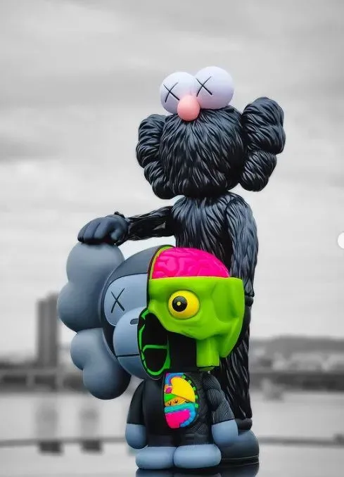 لعبة فن المعجبين Kaws BFF x Bape Milo