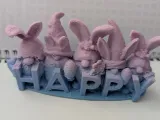 Easter Gnomes with the word HAPPY-4