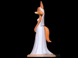 Diane Foxington with Wedding Dress-2