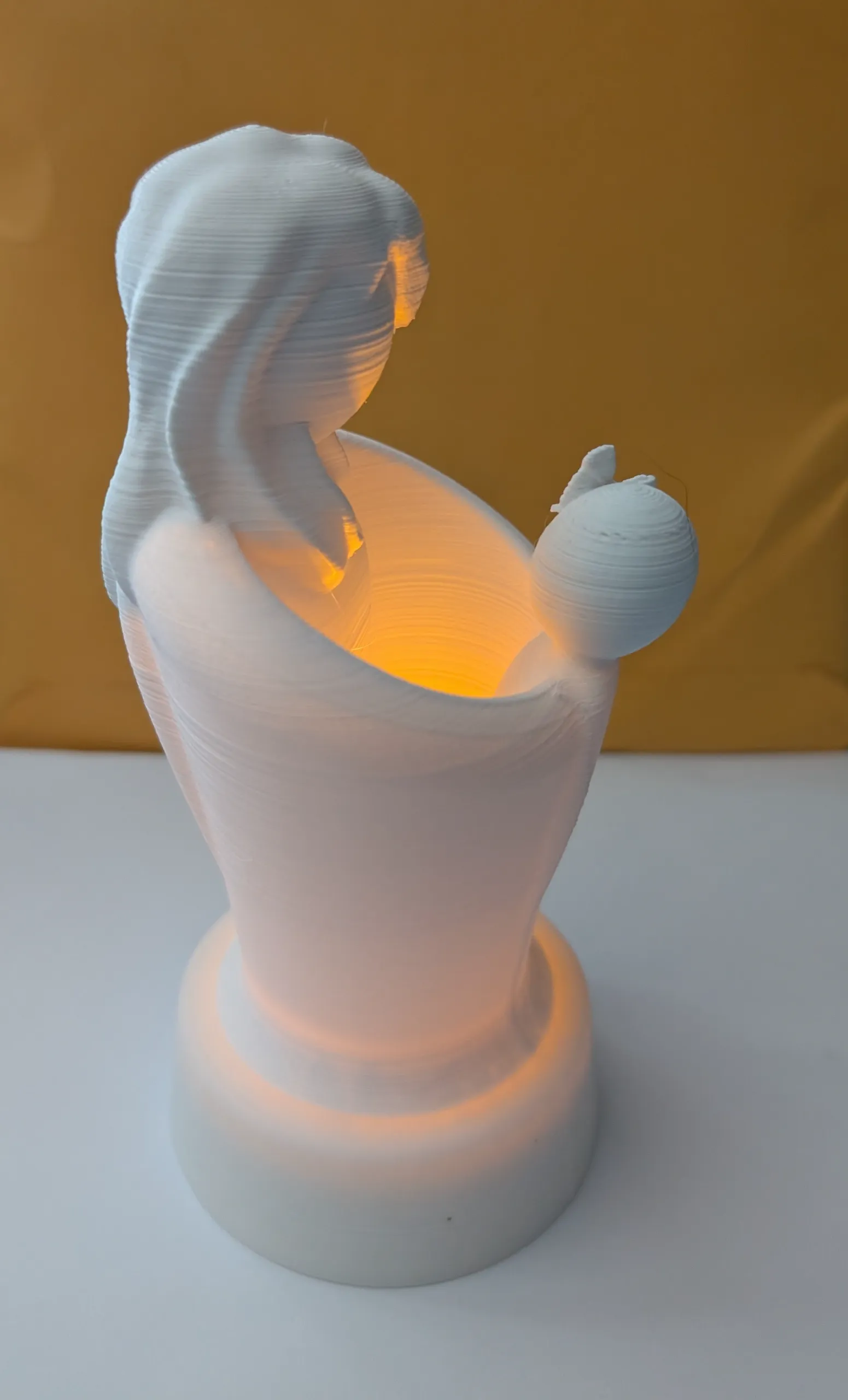 Mother and Daughter bracing their love  (NEEDS TEALIGHT)