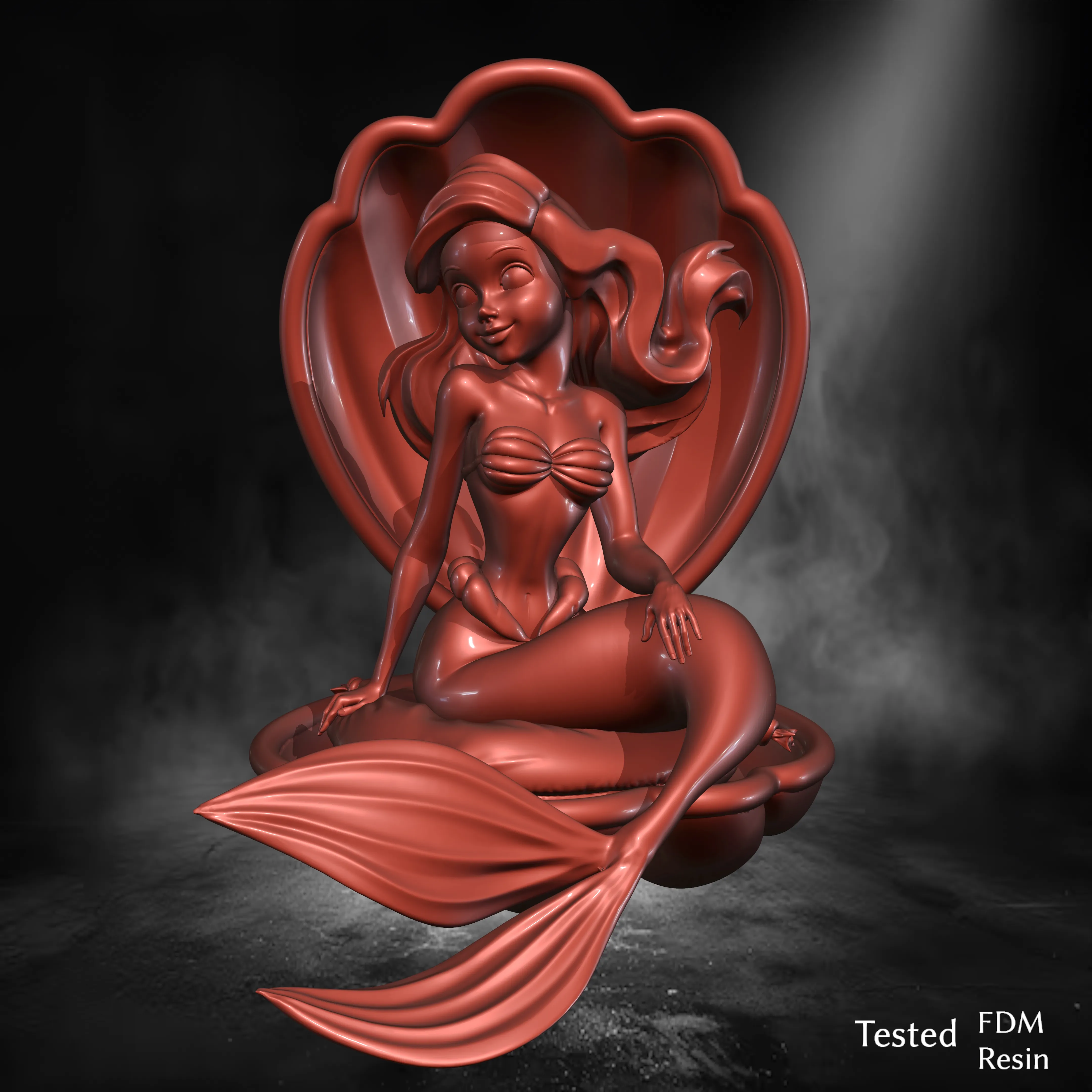 Little Mermaid Ariel – Fan Art STL 🧜‍♀️🌊
