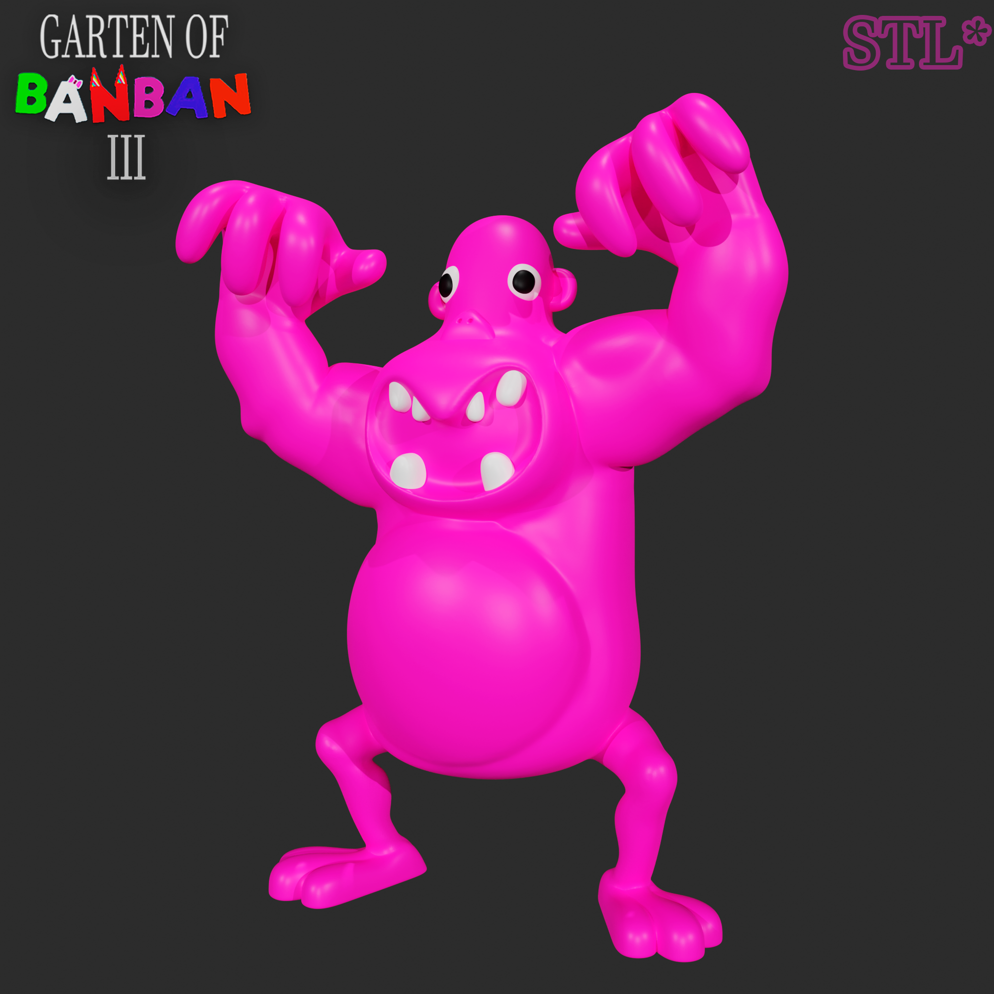 Garten Of Banban 3: Happy Jim FANMADE CHARACTER - Download Free 3D