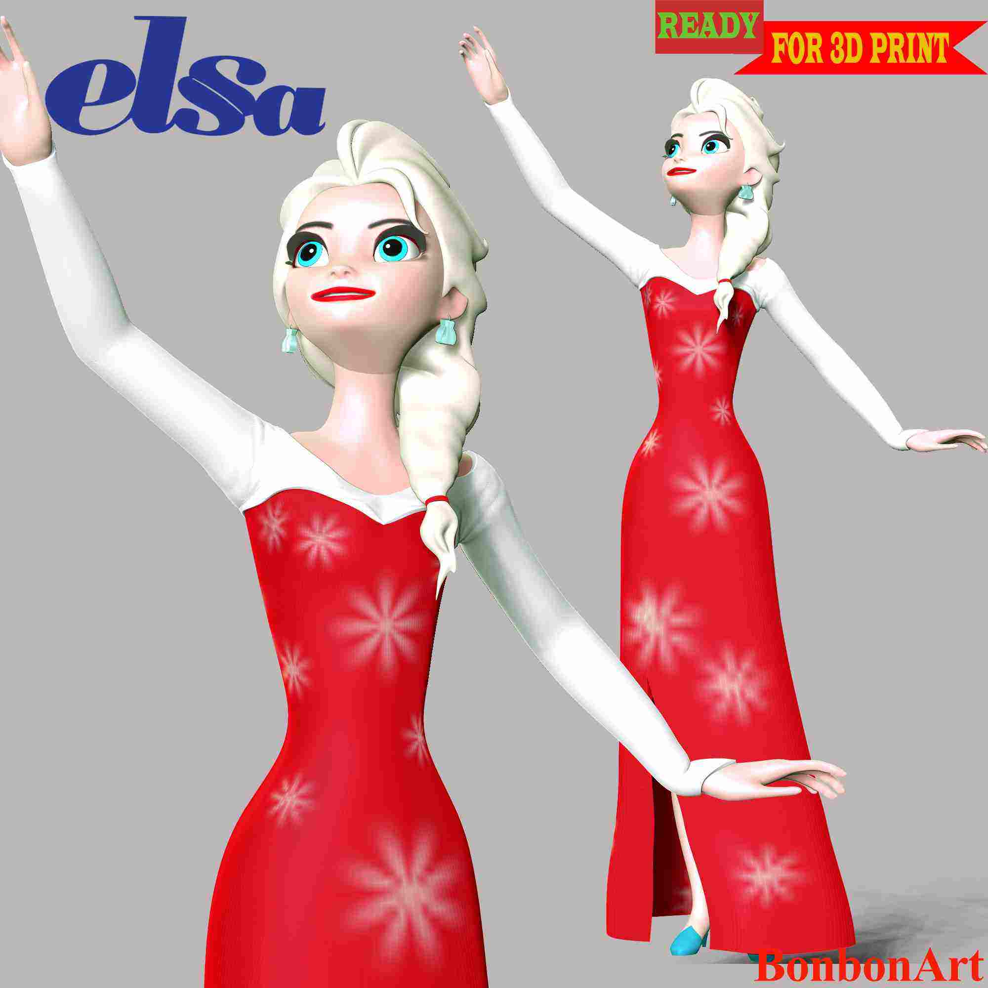 Elsa Princess | 3D модели скачать | Creality Cloud