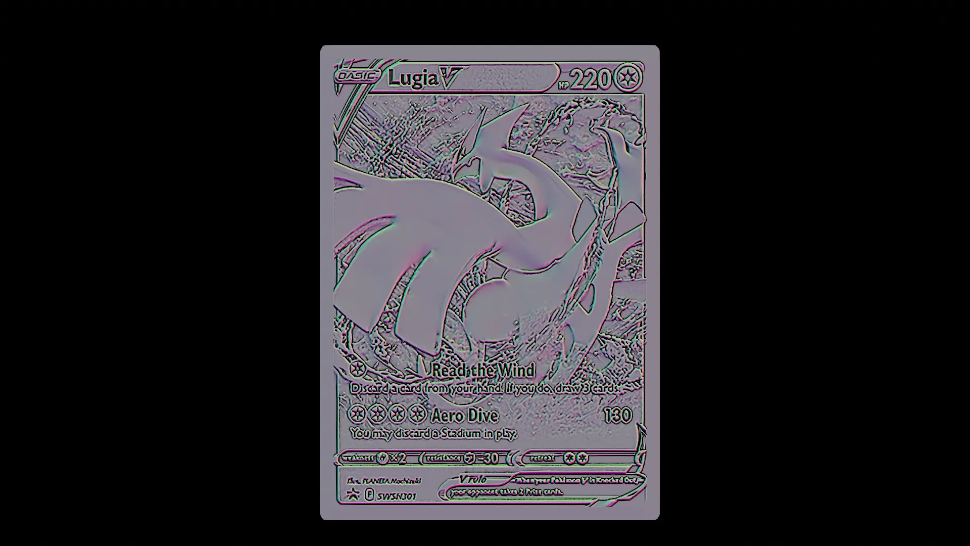 Lugia Pokemon card