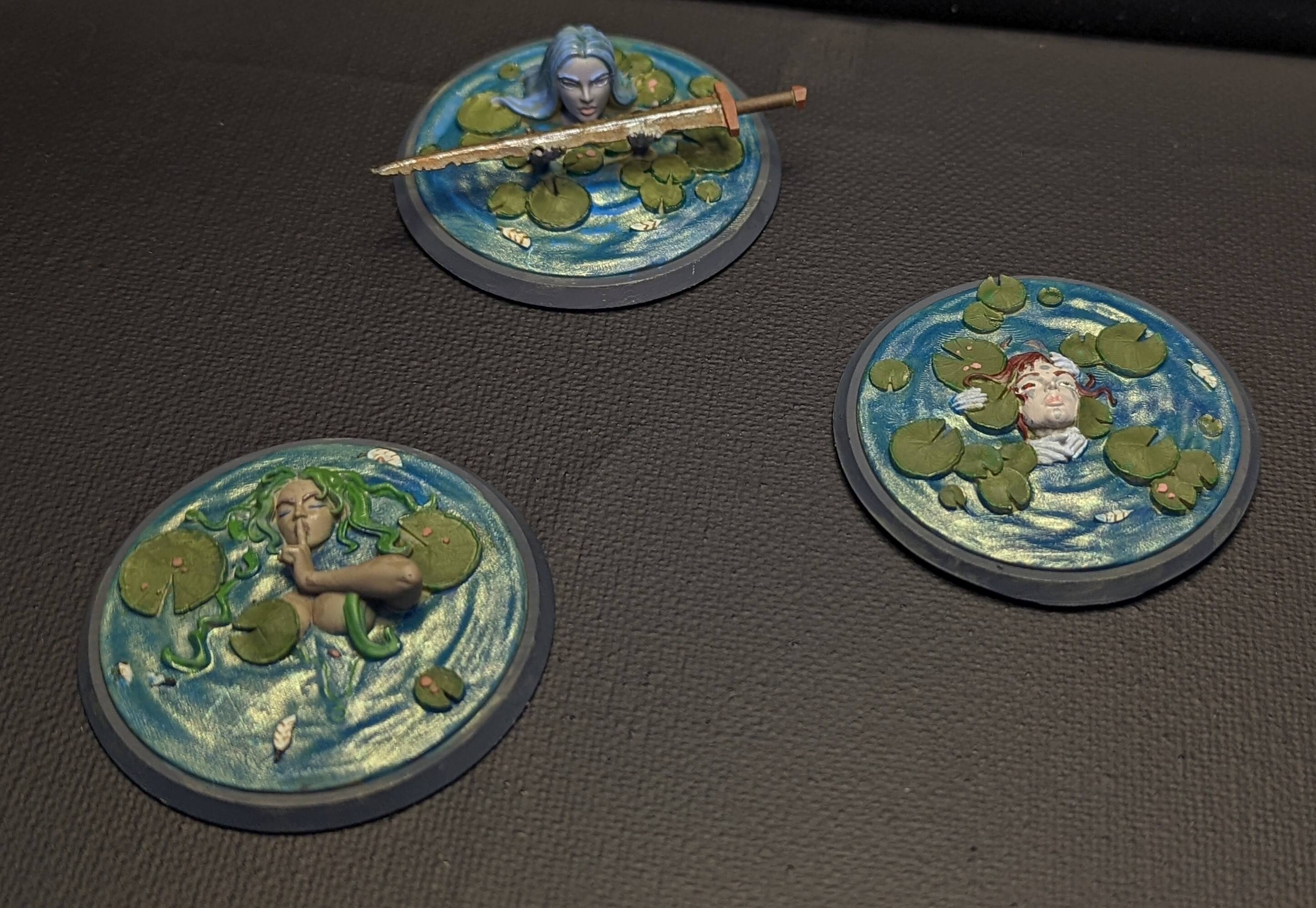 Water Nymphs 50mm Bases