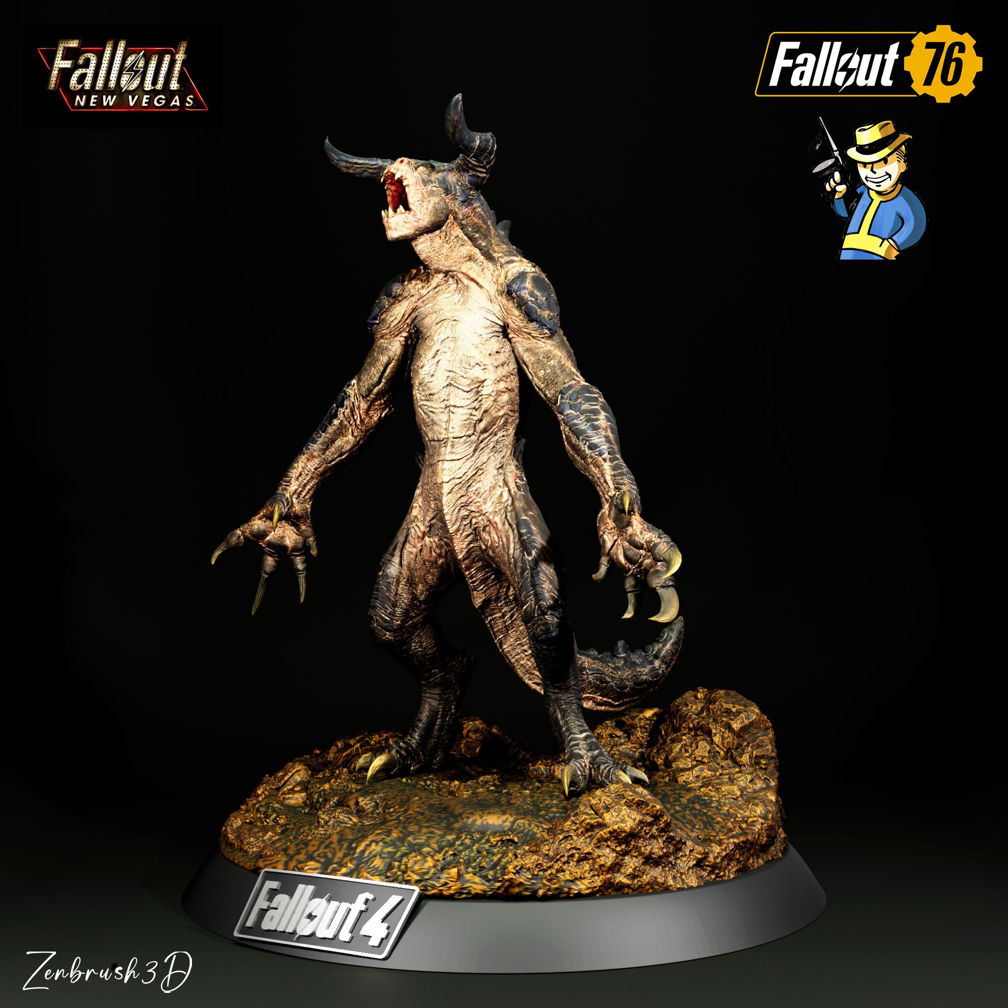 DEATHCLAW - THE FALLOUT - 3D PRINTING | 3D models download | Creality Cloud