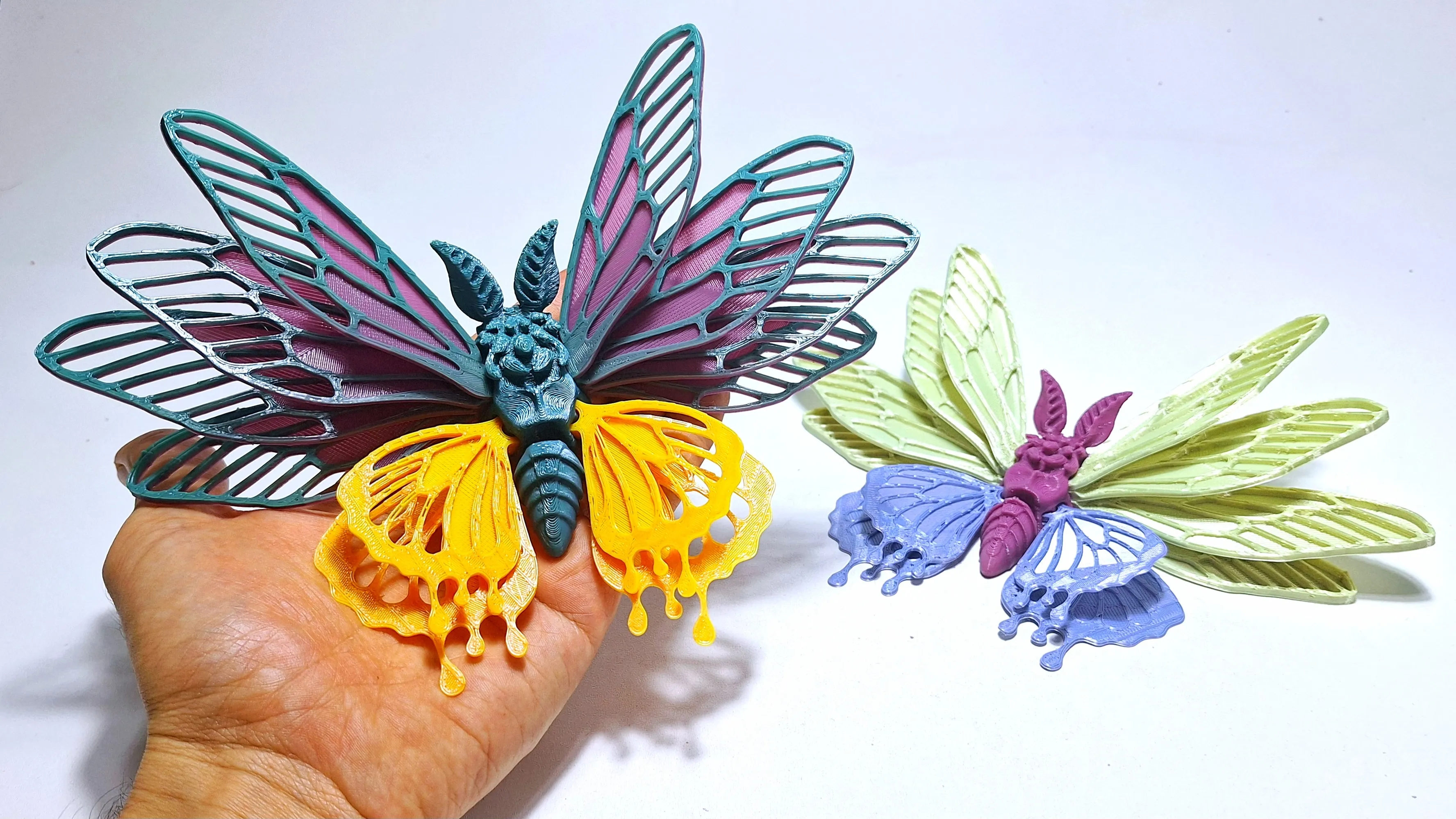 Aurora Winged Moth (stl/3mf files)