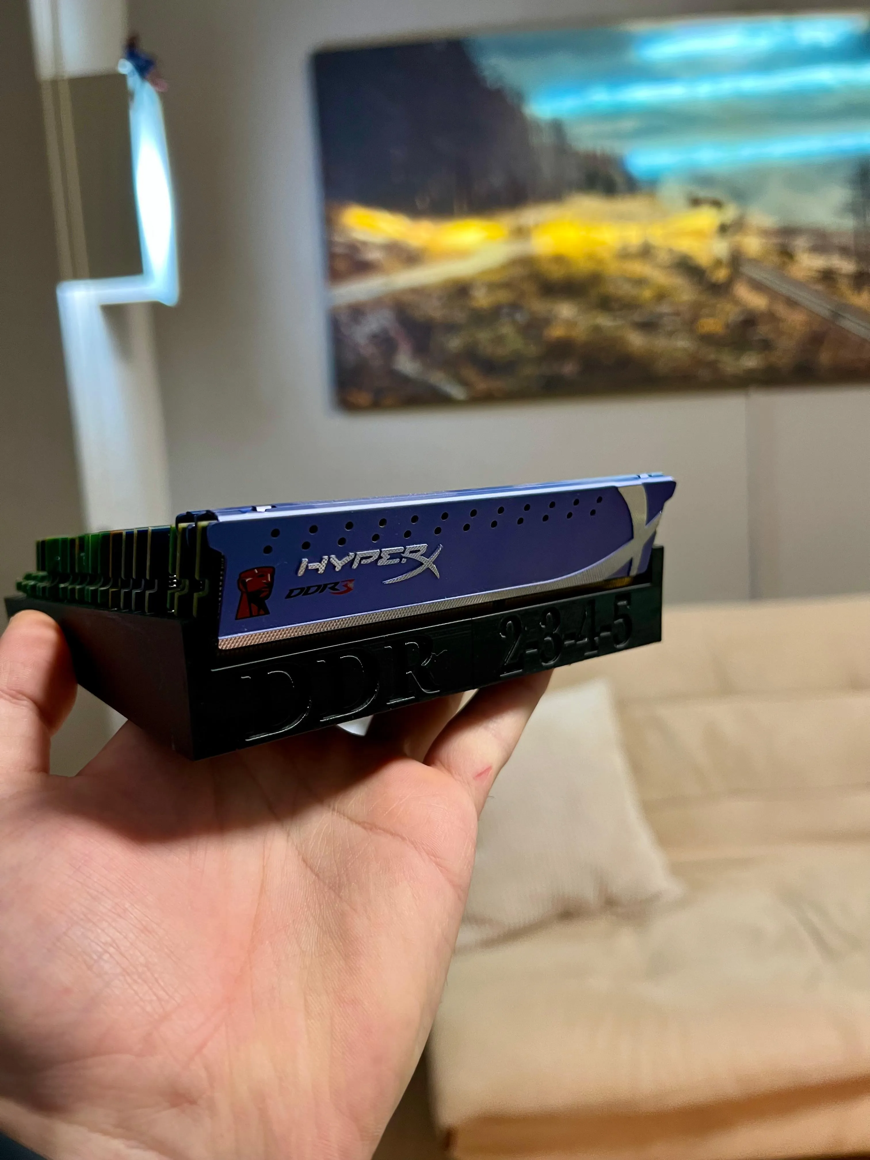 desktop computer ram memory stand holder easy printing