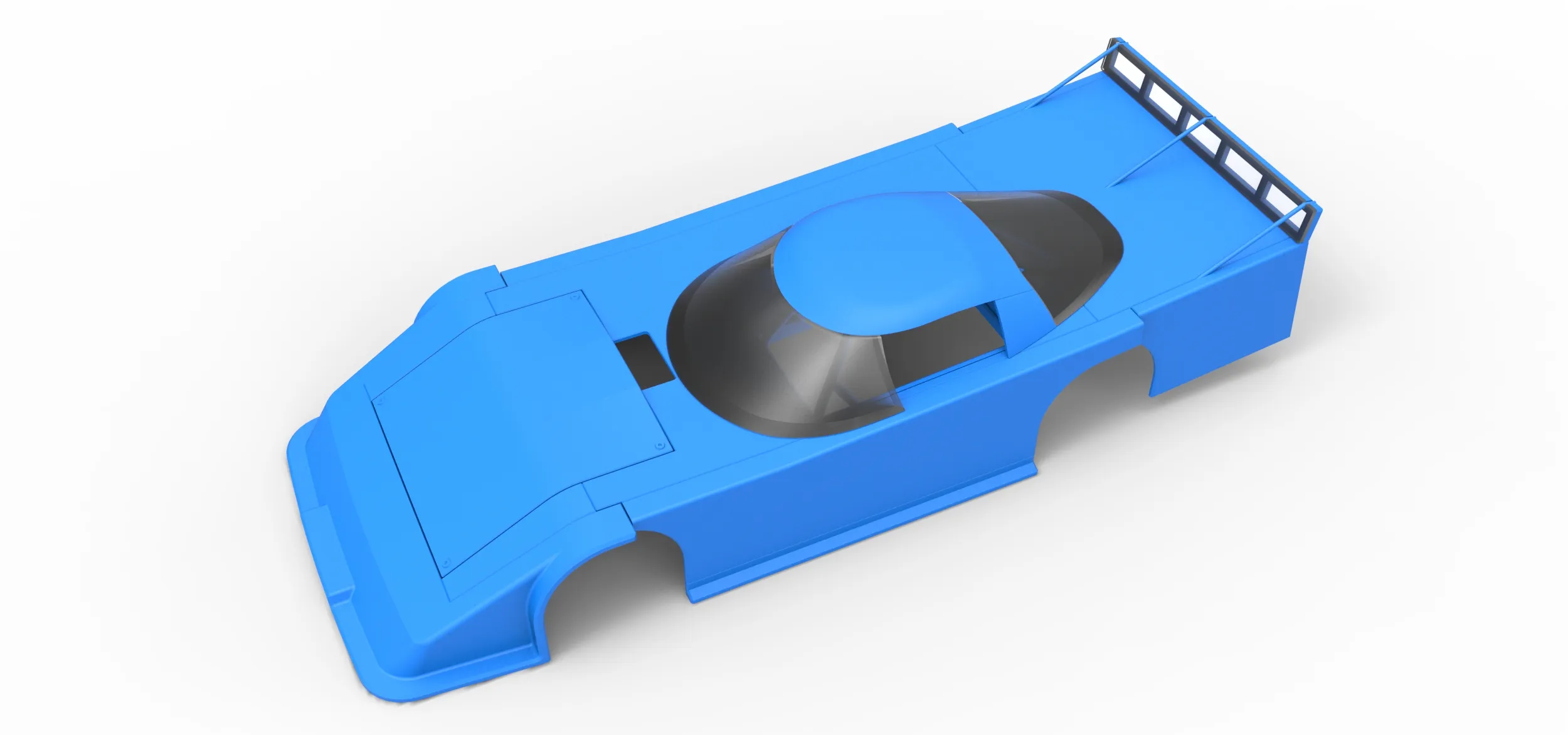 Shell of Asphalt Outlaw Super late model Scale 1:25