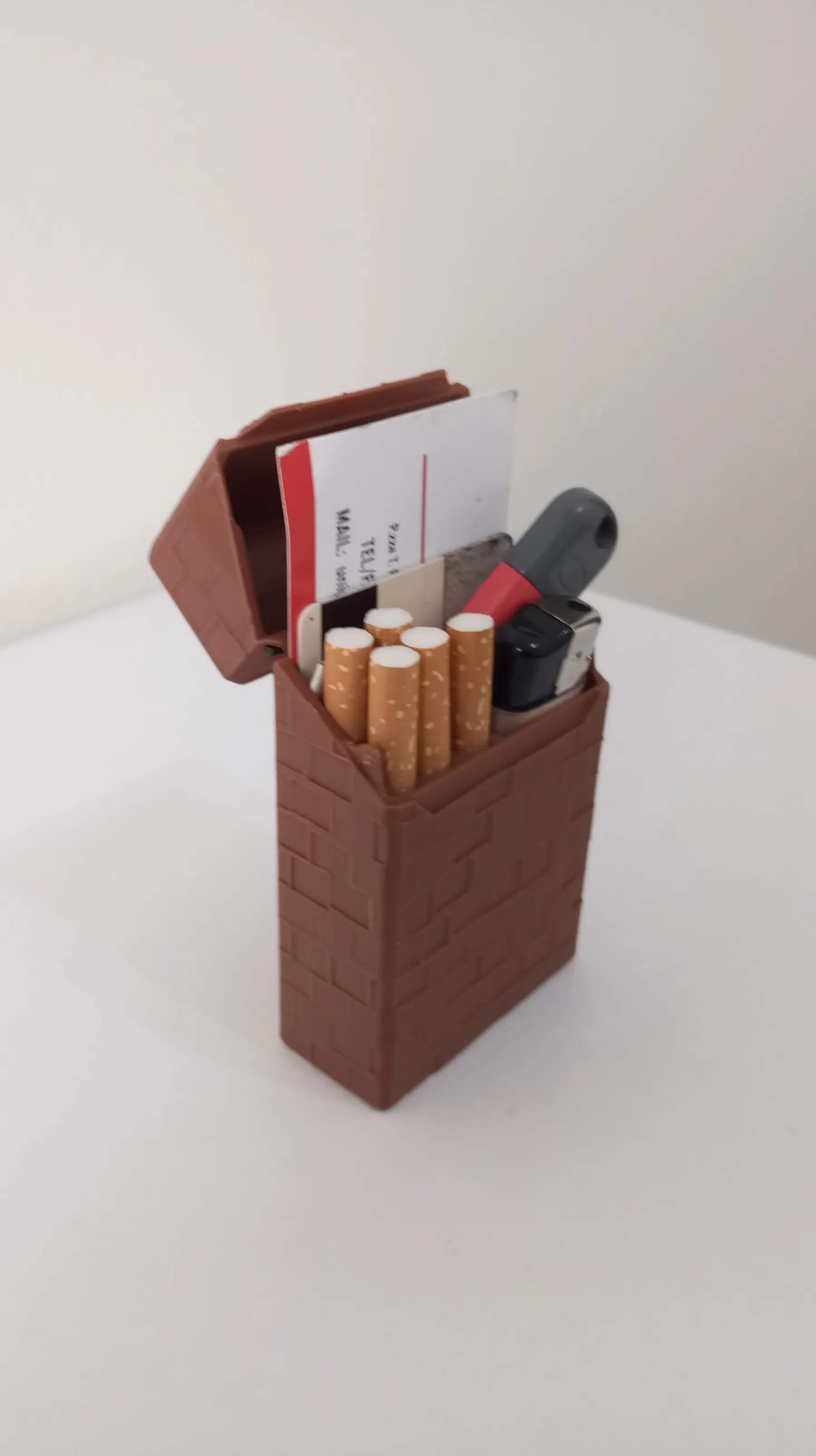 Astuccio In Sughero Per Pacchetto Di 20 Sigarette Marron - Foto 4