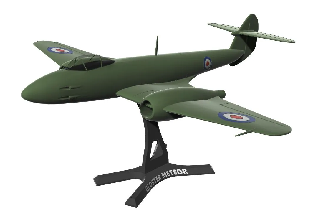 Drones Aircraft Stl Download Gloster Meteorby 3d Araujo