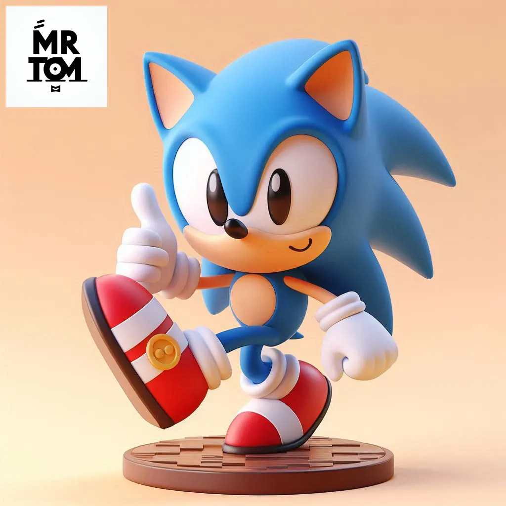 Chibi Sonic Figure - STL File