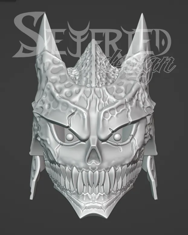 Kaiju No.8 Number 8 fully wearable cosplay helmet