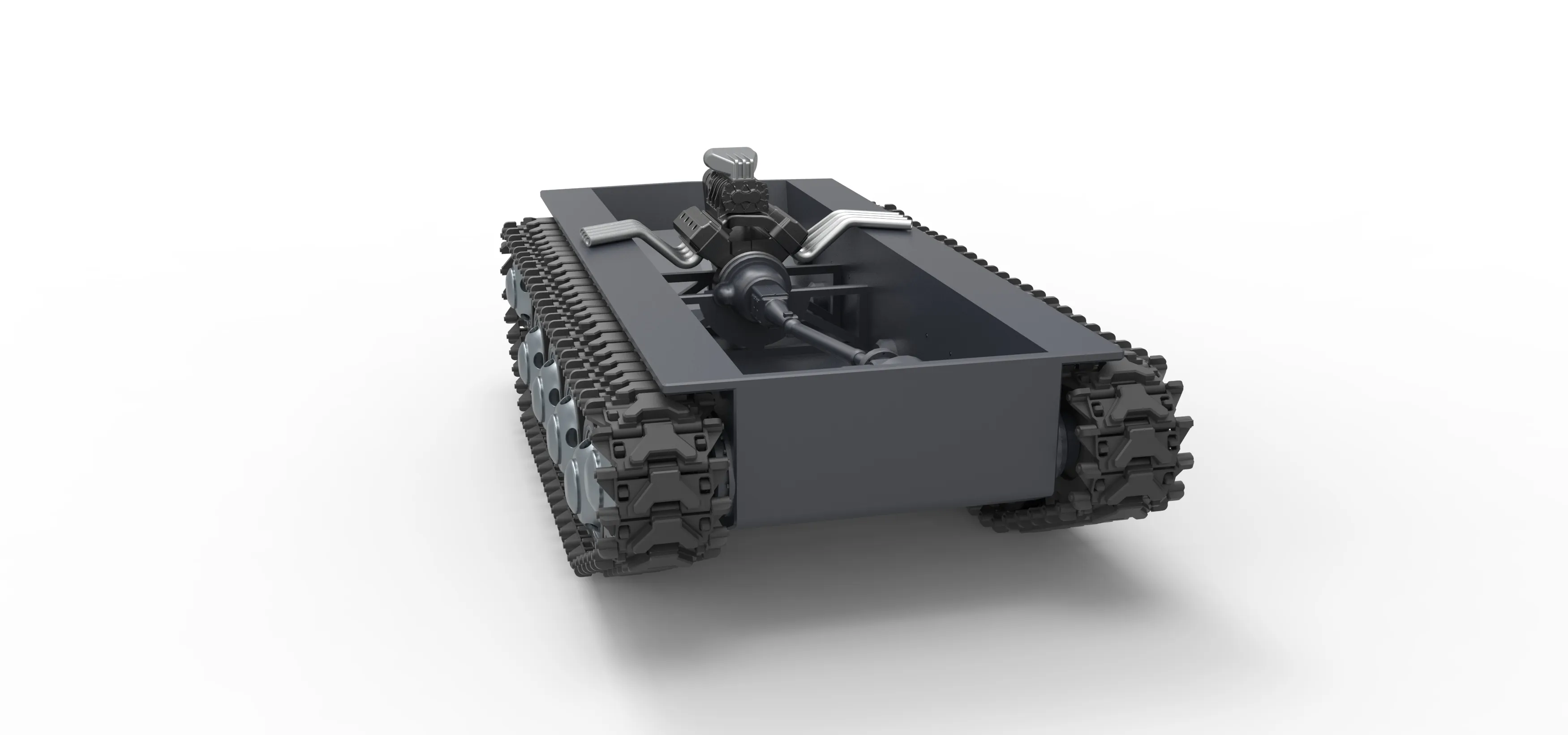 Vintage Monster tank Base Version 3 Ölçek 1:25