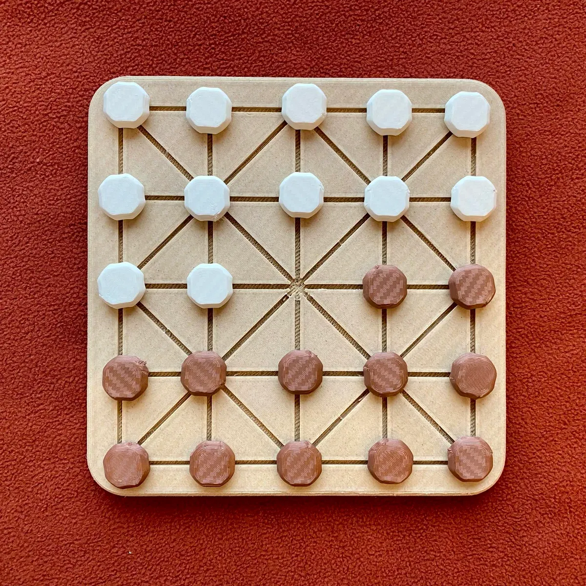 Ancient Games Trio: Bagh Chal, Alquerque, and Teeko