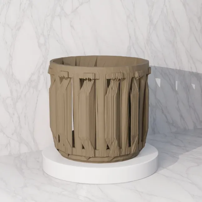 Rustic Groove Orchid Pot