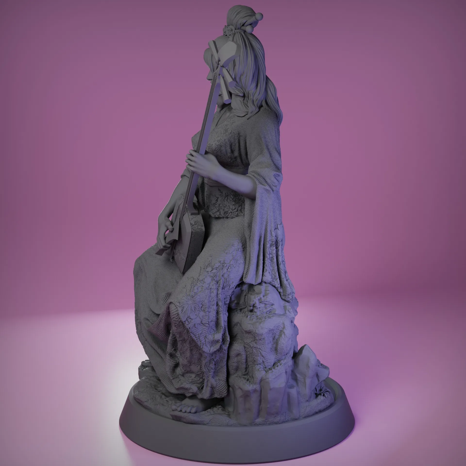 Benzaiten - Goddess of Eloquence - Tabletop Mini
