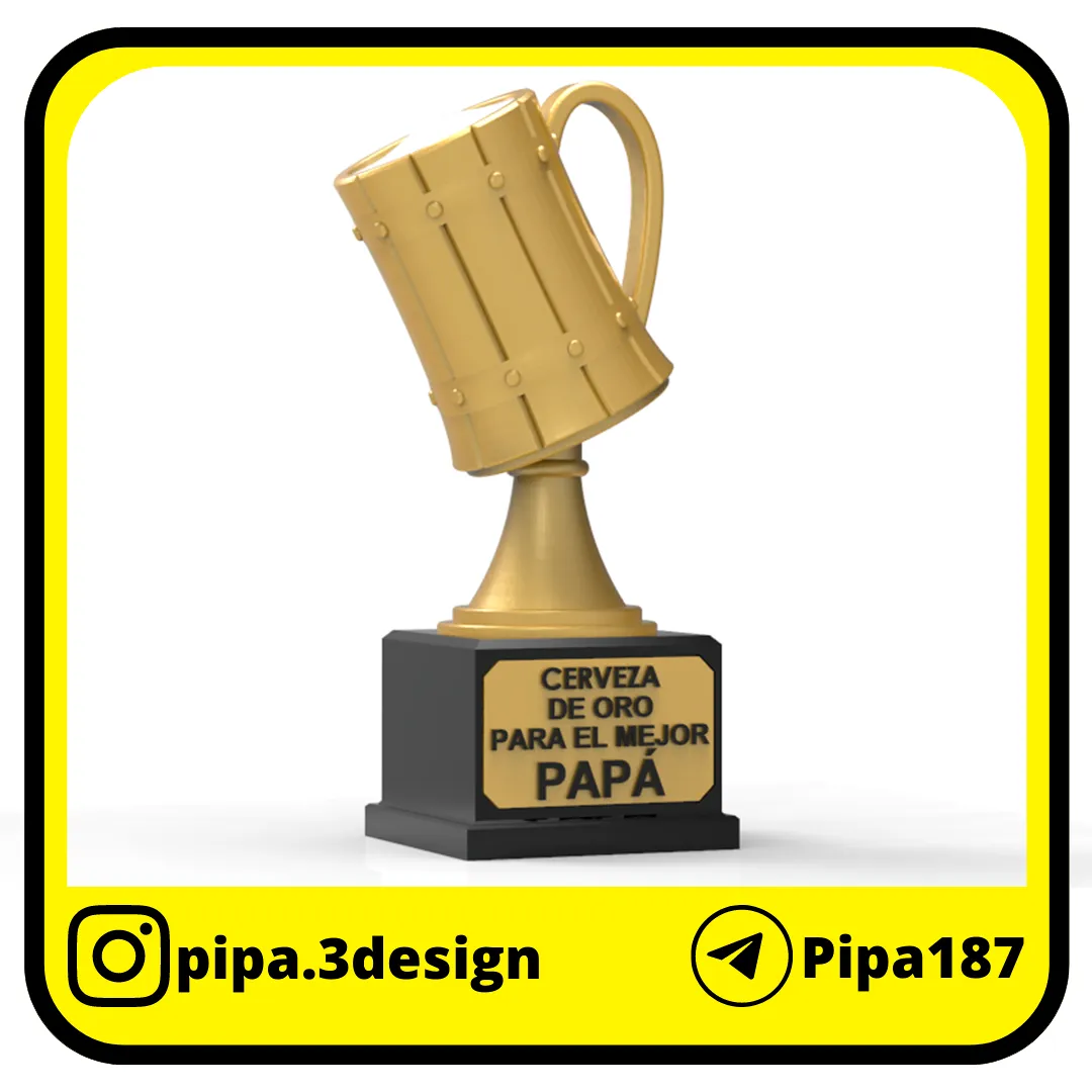 FATHER'S DAY TROPHY - CERVEZA - BEER