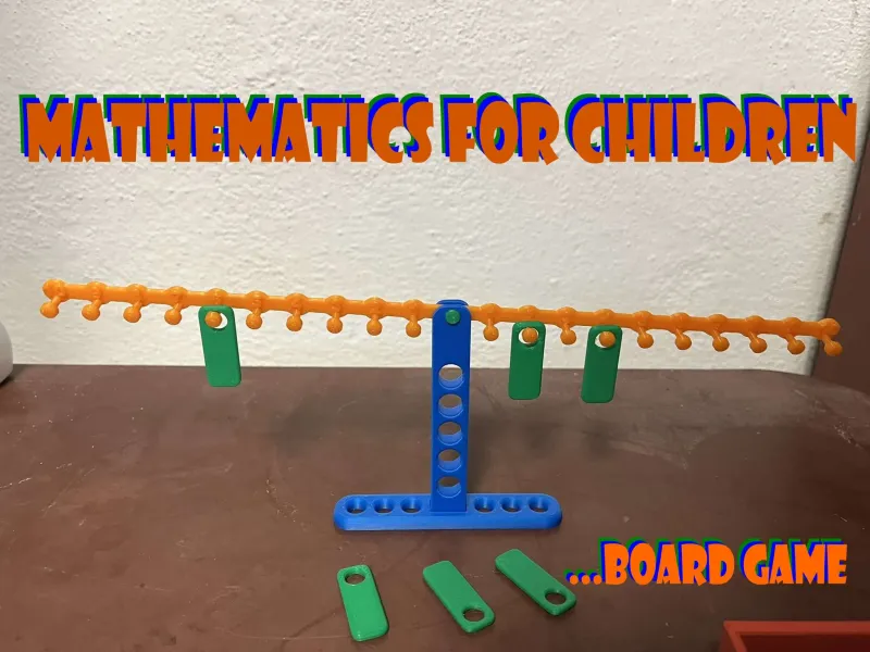Jogo de tabuleiro para praticar matemática para crianças