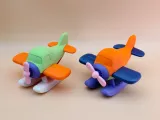 Chibi Seaplane with Rotating Propeller (See Images for Assembly)-2