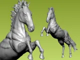 Jumping horse model - 3D print-2