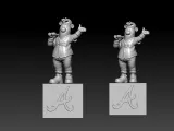 MLB - Atlanta Braves mascot statue - Meet Blooper - 3d print-3
