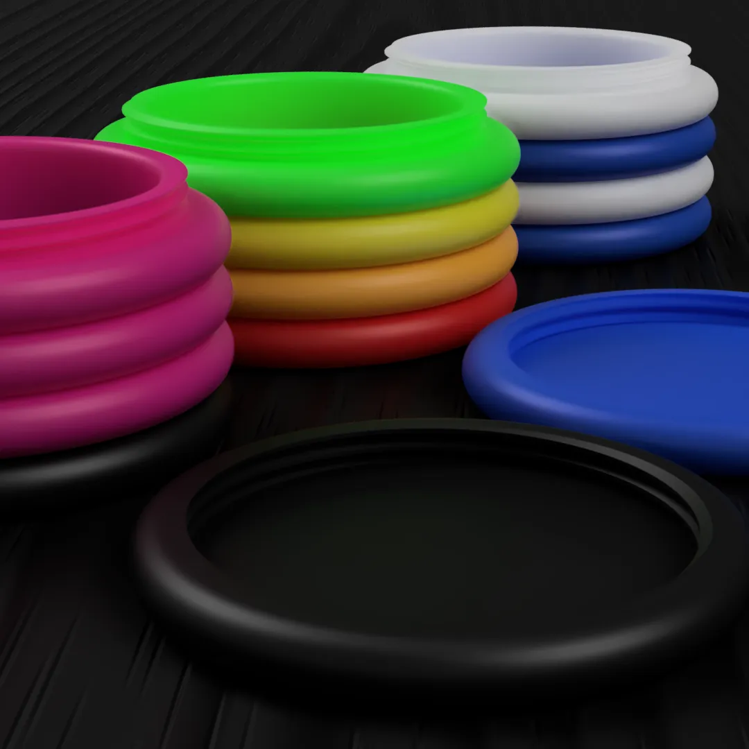 Cute Threaded Containers - Multicolored