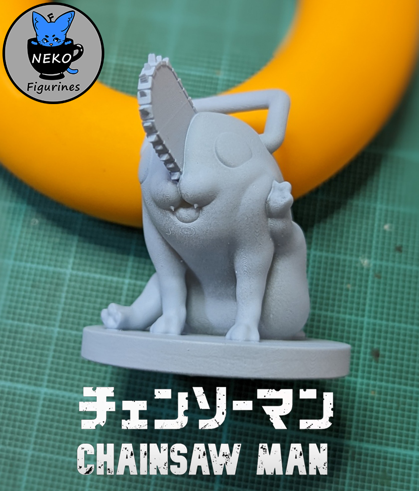 Pochita - STL ChainsawMan Anime Figurine for 3D Printing