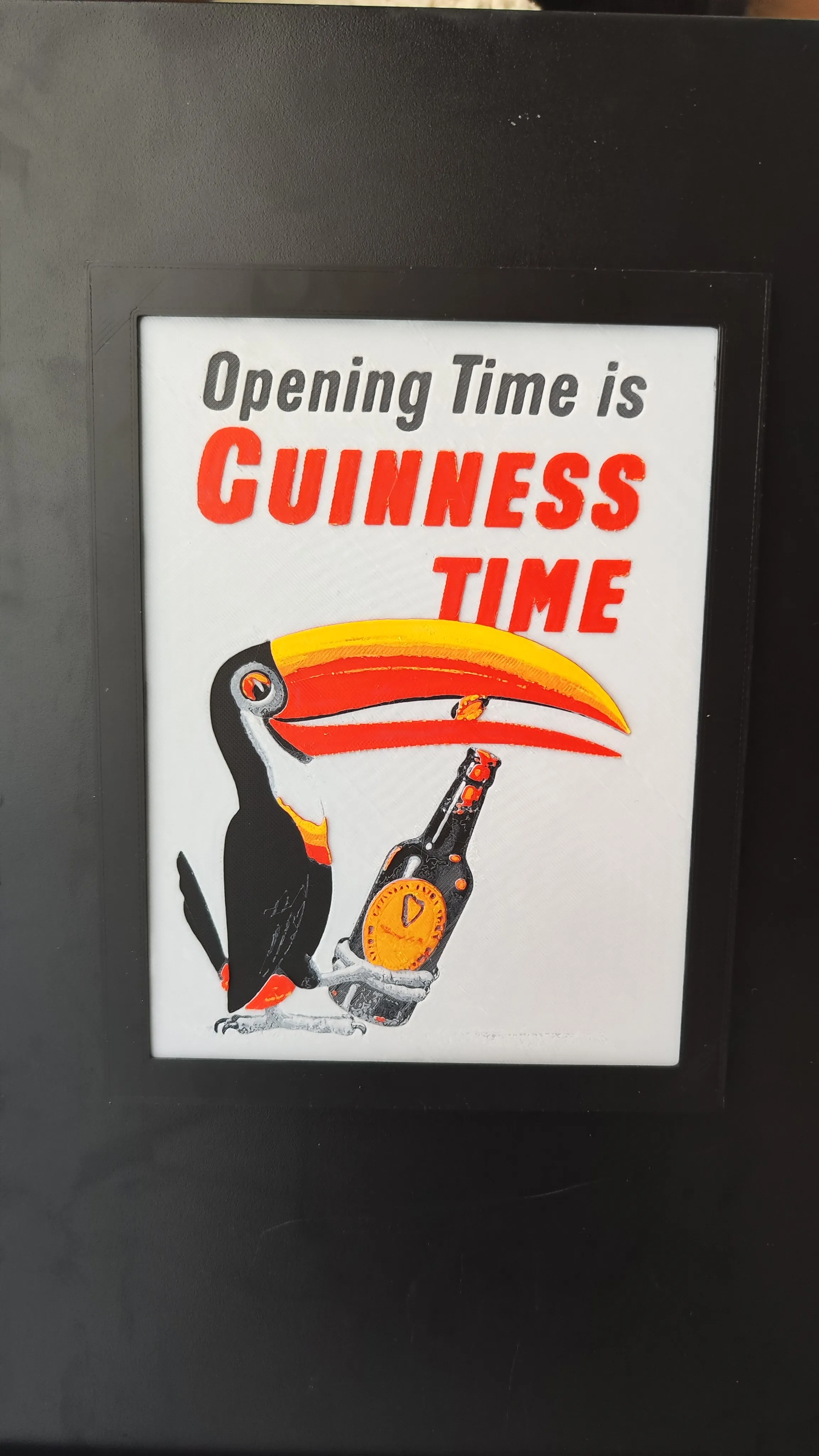 Vintage Guinness advertising poster 01 - Hueforge