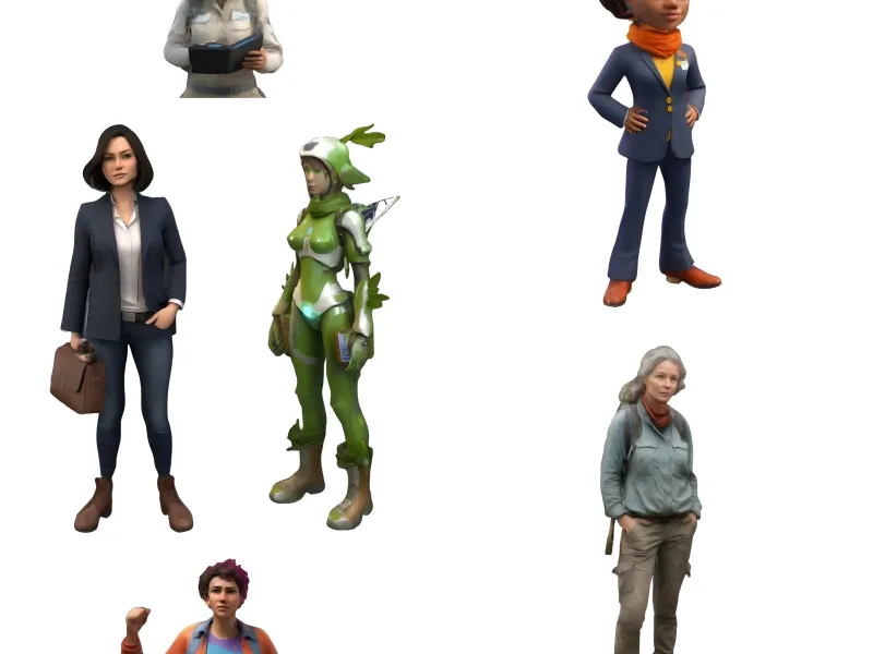 Professional Women Character Pack