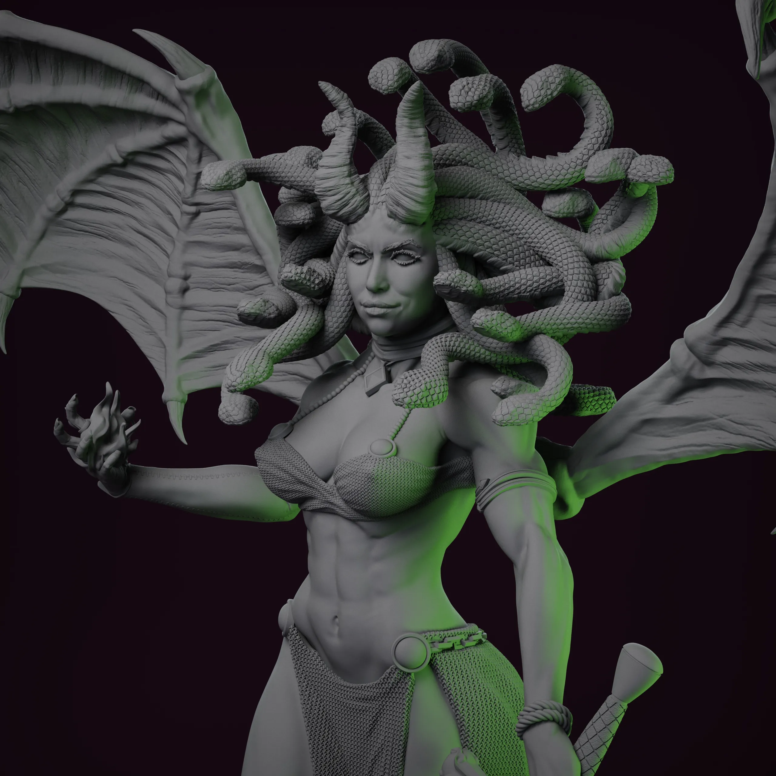 Succubus Medusa - Tabletop game miniature