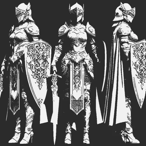 Female Knight Lamp (DIY) With Easy Solution To Change Front!