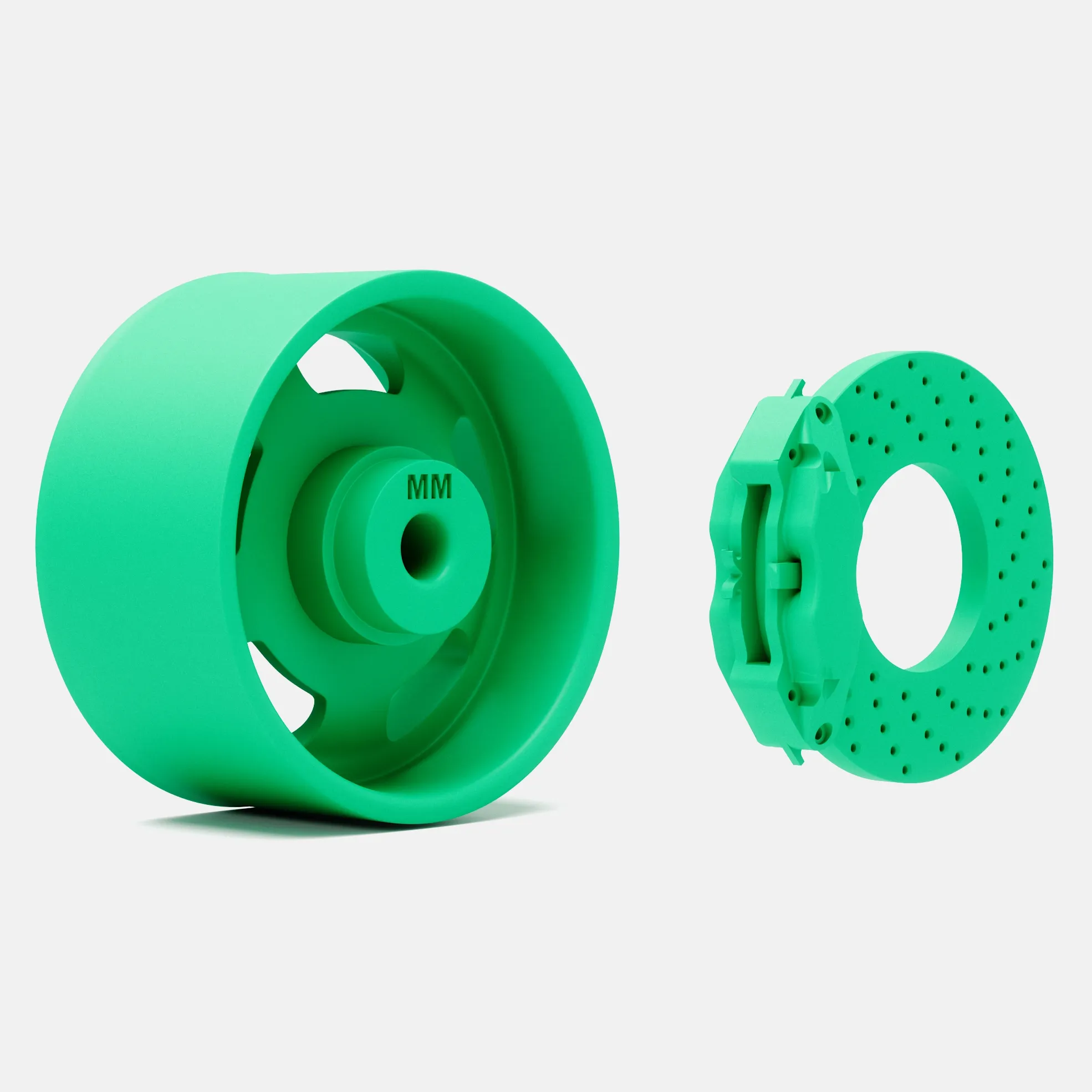 1/24 Scale, 15 Inch US Indy Mag Wheels, BFG Goodrich Tires