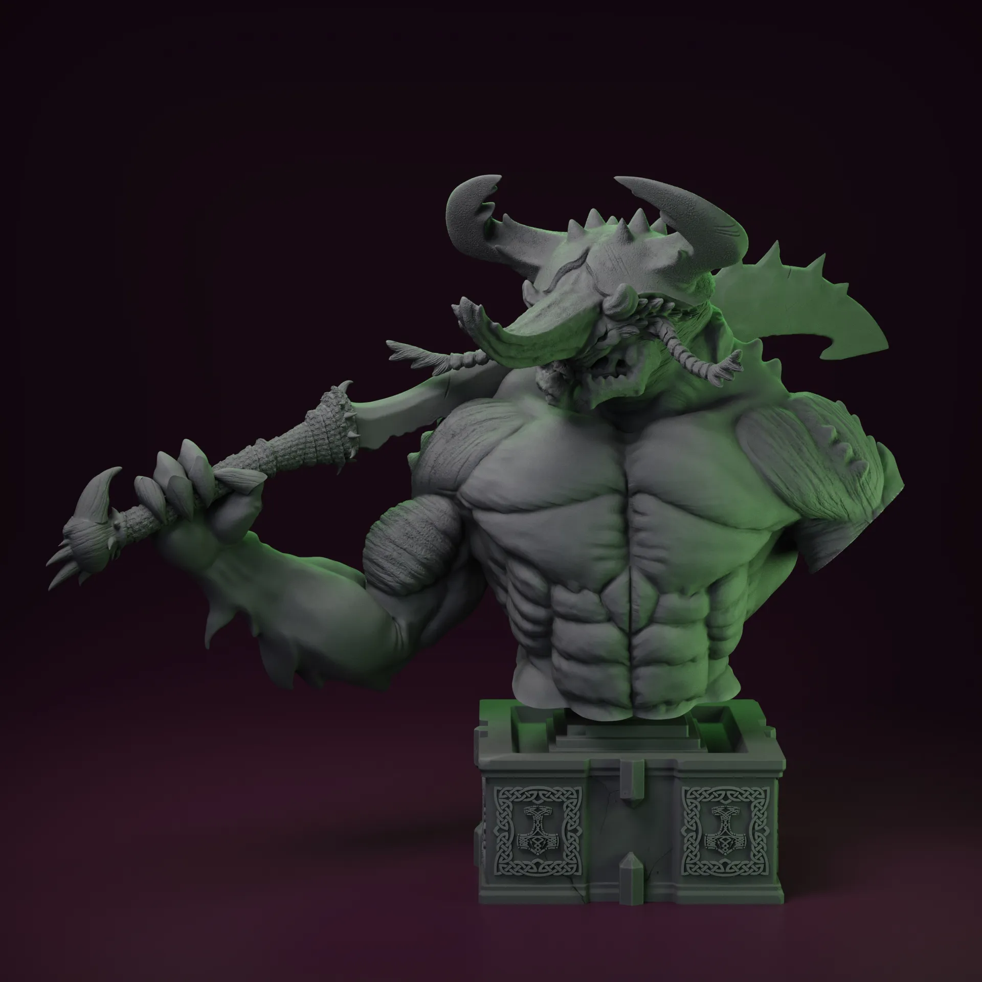Centauride - Bust 3D print model
