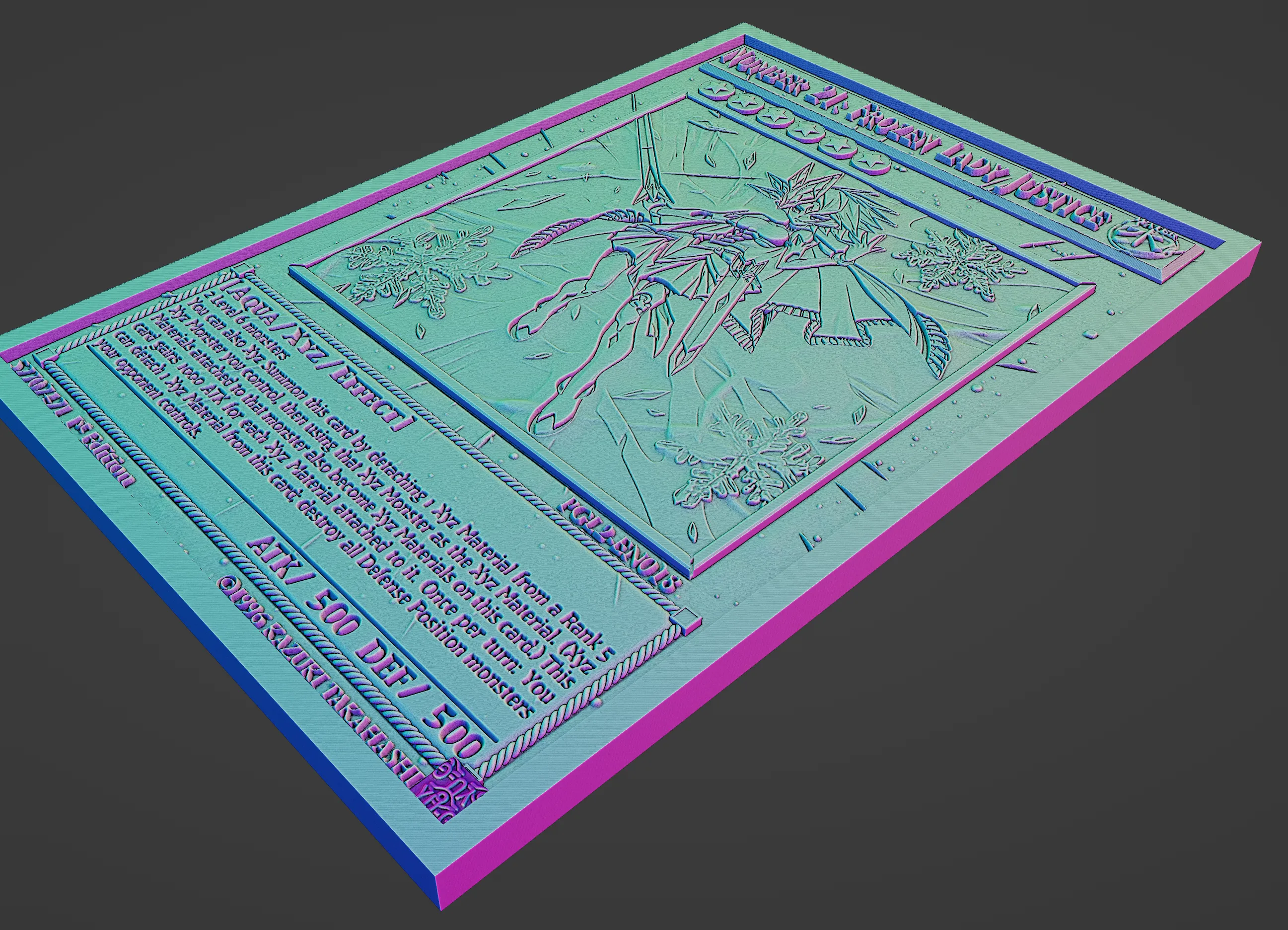 NUMBER 21: FROZEN LADY JUSTICE - YU-GI-OH!