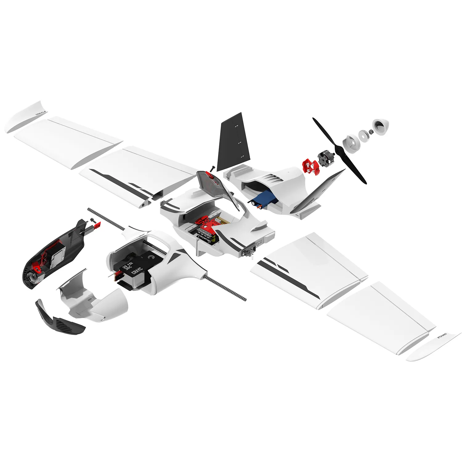 FPV ORCA V3 800 MM FPV WING STL FILE