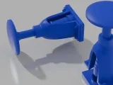 Train rod buffer with spiral spring-1