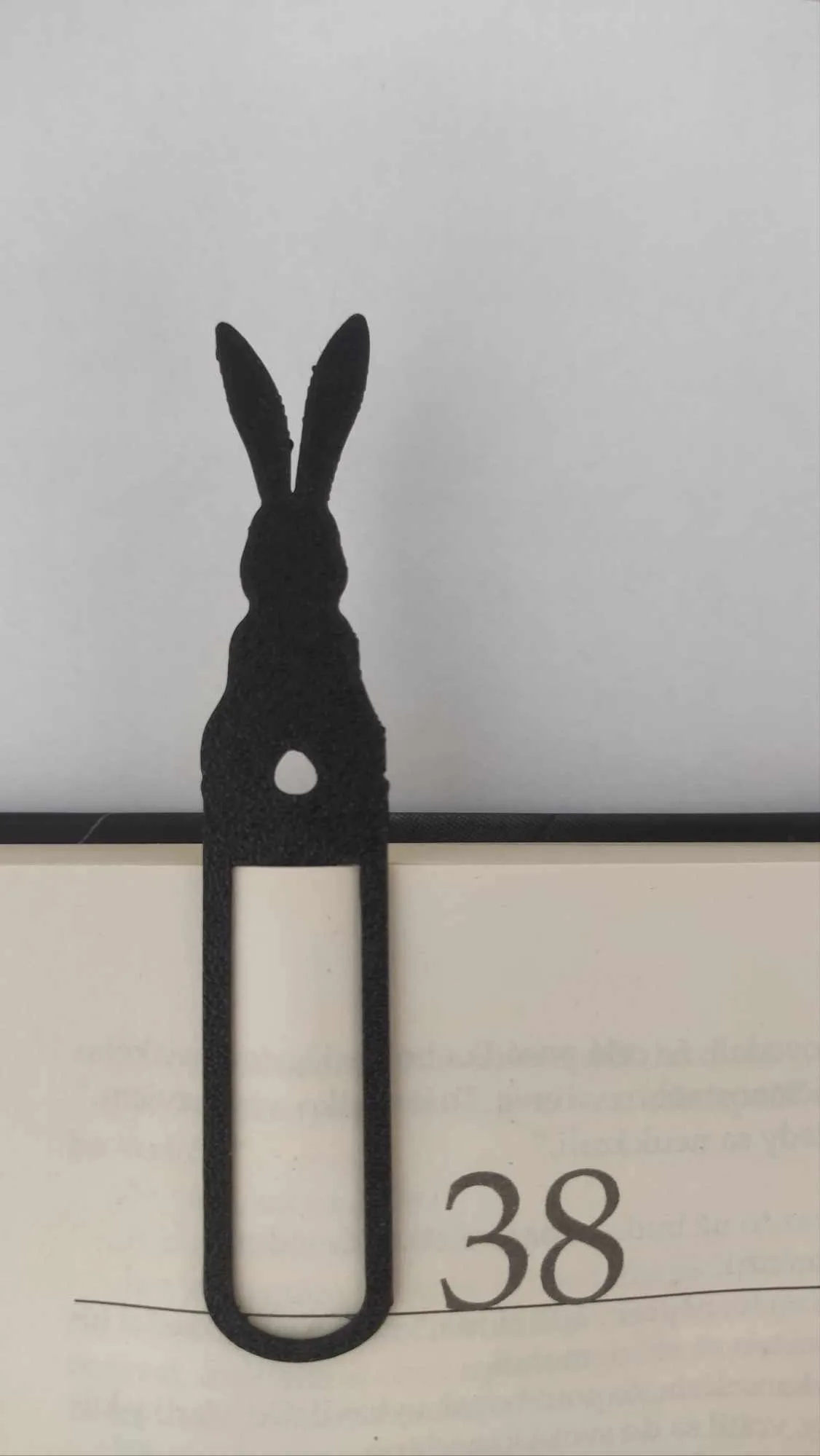 Stationery & Learning Tools STL Download - Bookmark rabbit with earsby ...