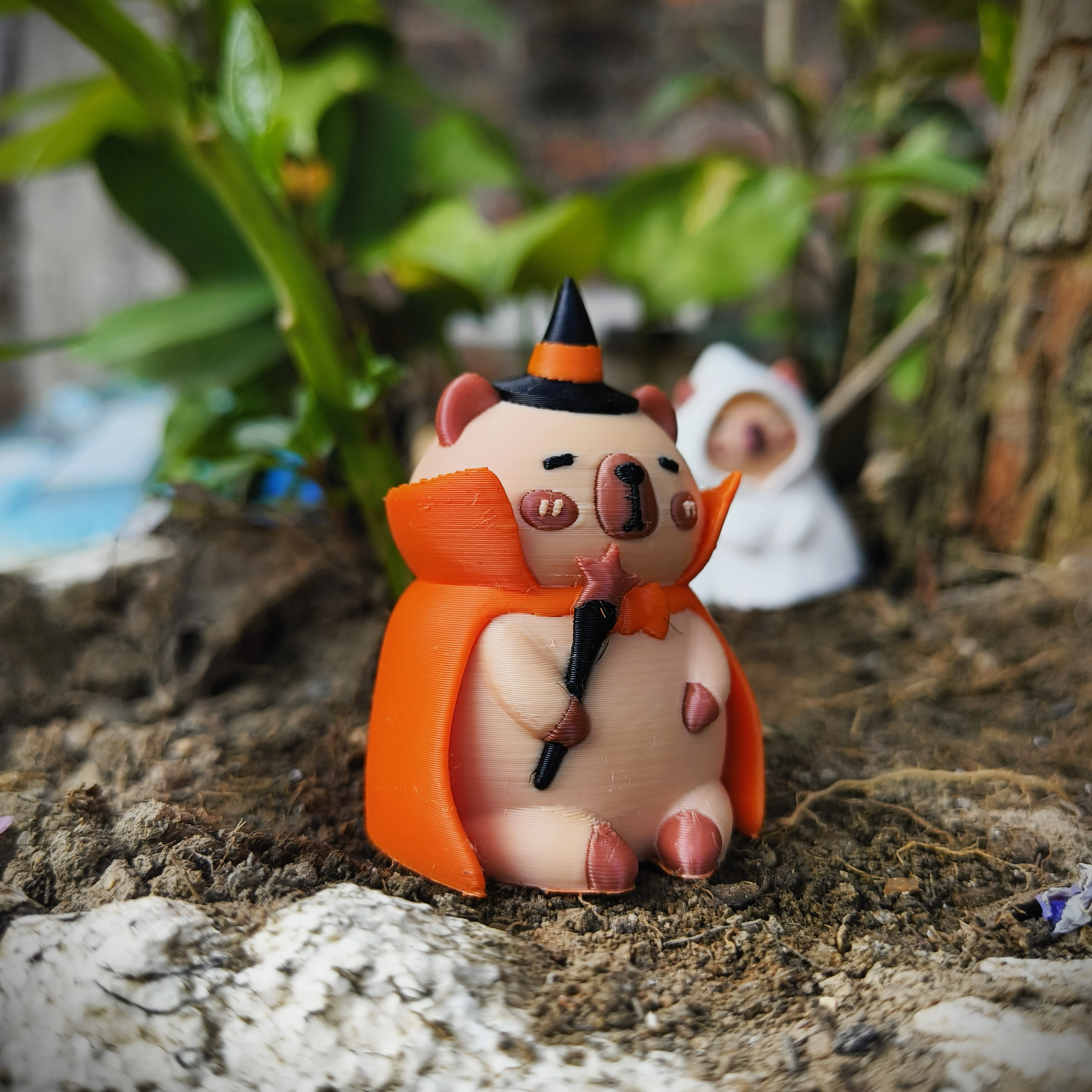 ハロウィン Kapibara3 Capybara Pumpkin Pal Plushie | omgkawaii