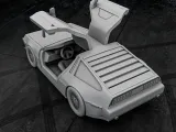 DMC DeLorean with Open Doors #RoZ-3