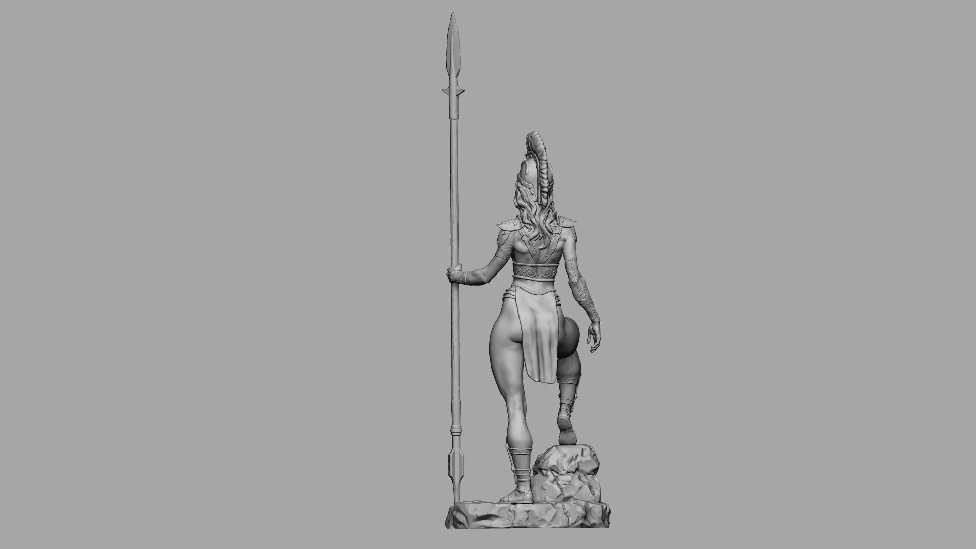 Spearwoman 3d Models Download Creality Cloud