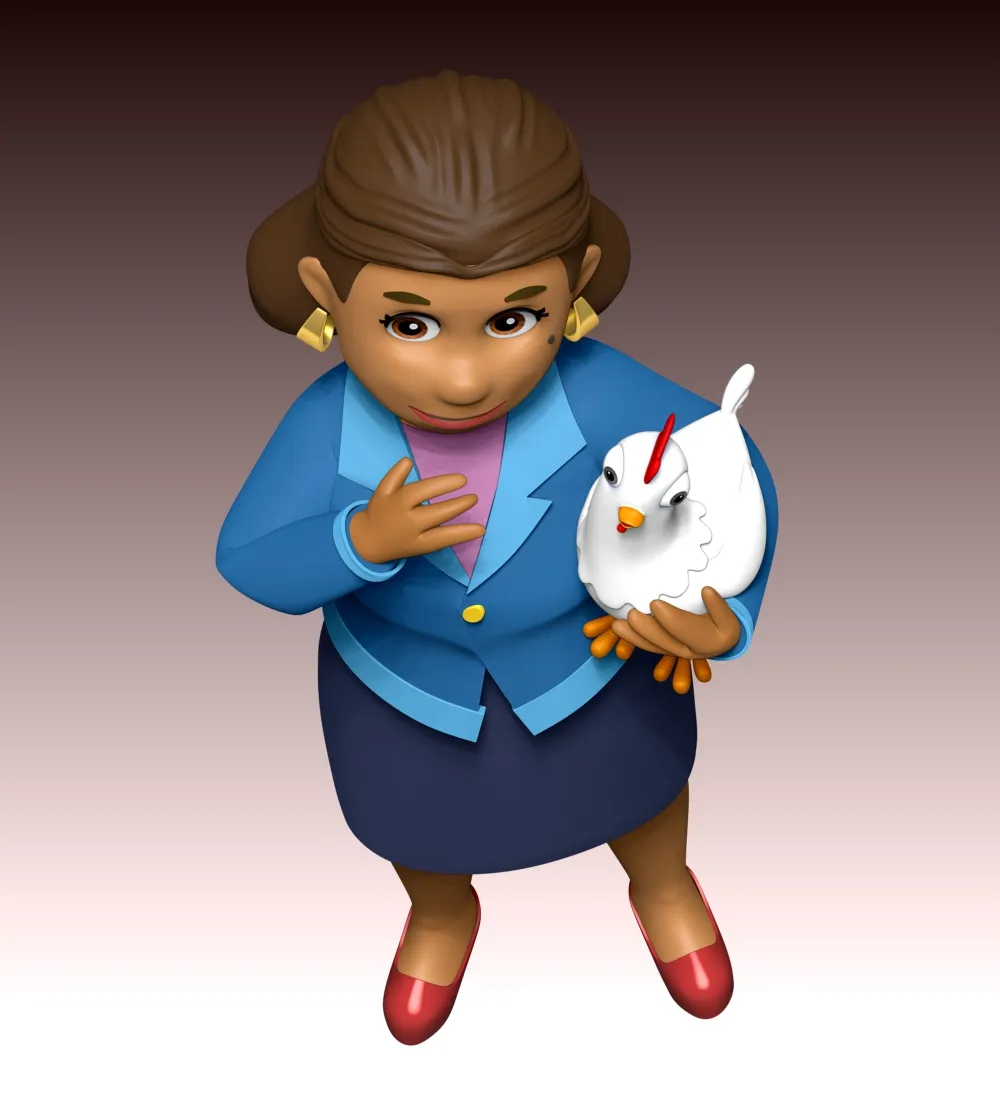 Mayor Goodway And Chickaletta - Paw Patrol
