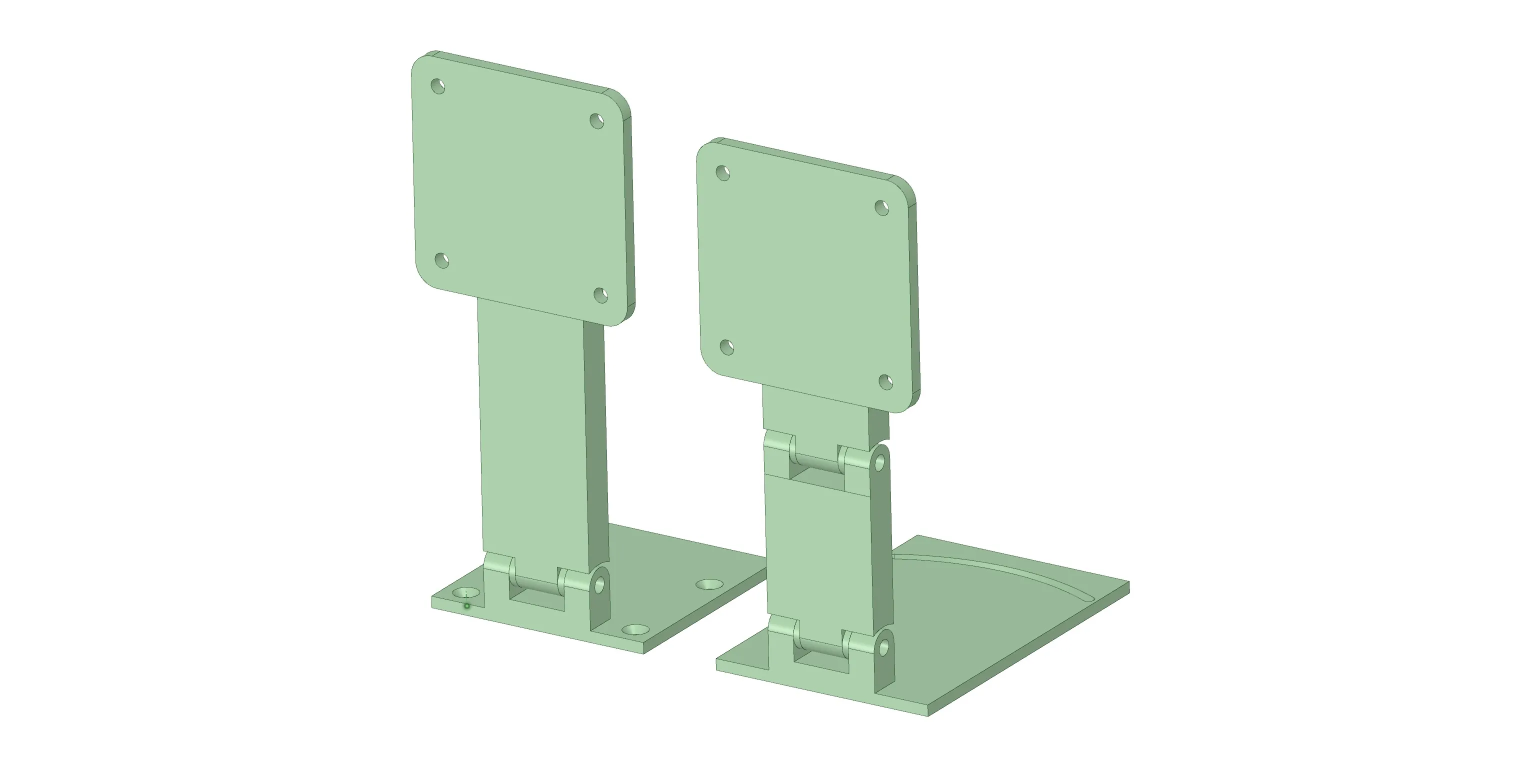 Free Tools & Spare Parts STL Download - 75mm VESA Folding Stand for ...