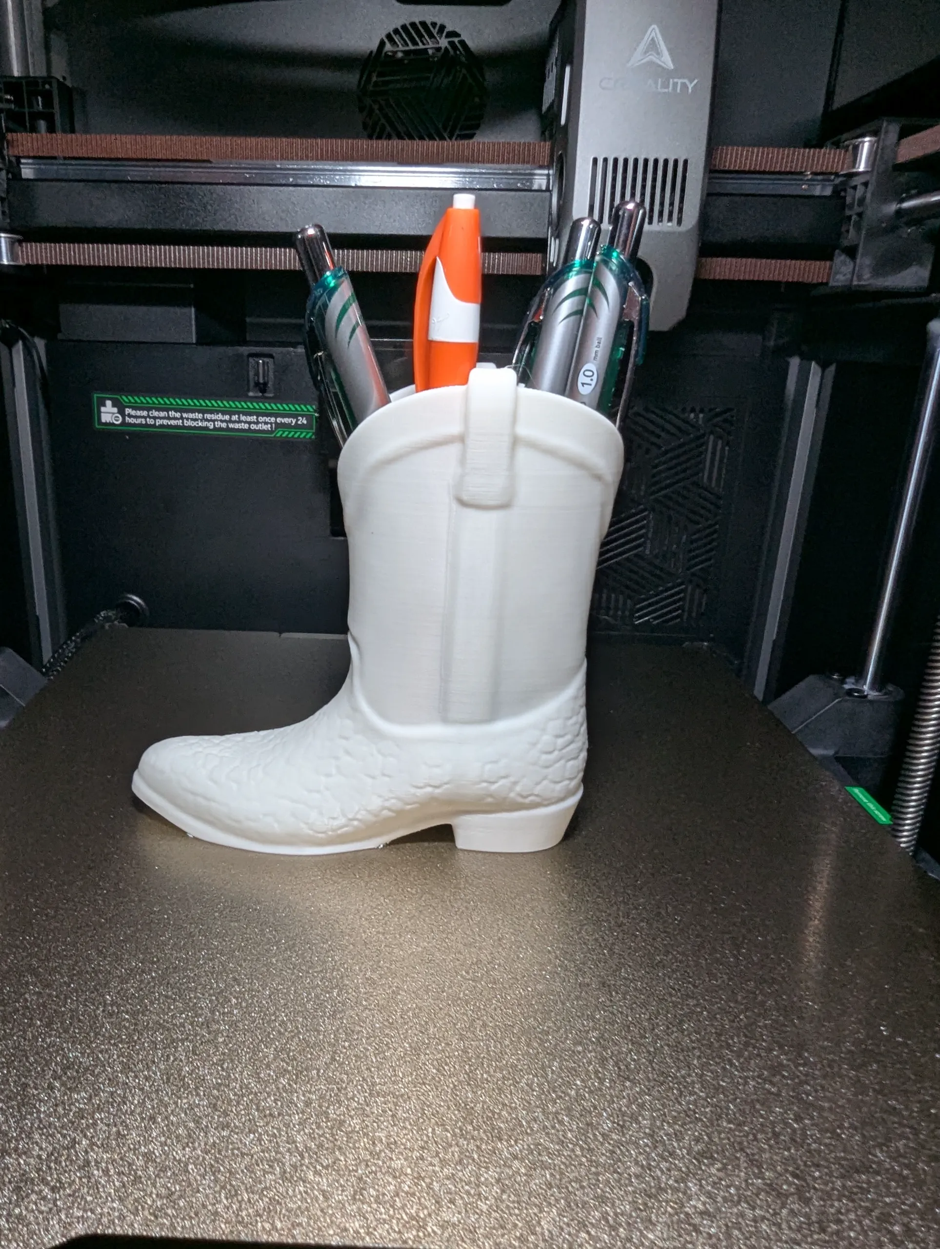 Snakeskin Boot Pencil or pen Cup