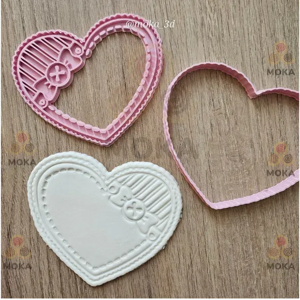 Cortador de galletas corazon  San Valentin amor